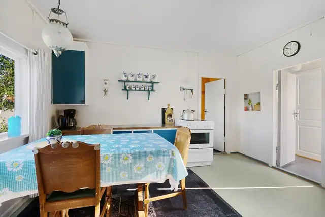 God plass til spisebord hvor familien kan samles til måltider