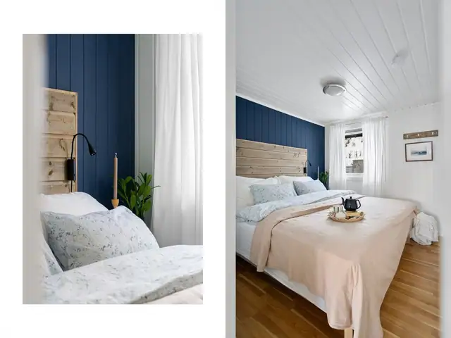 Fritidsboligen har 3 soverom.